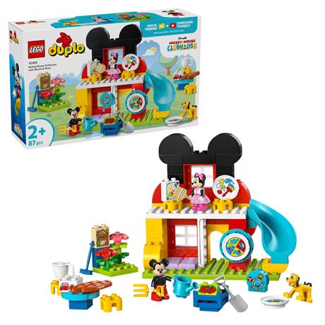 Конструктор LEGO DUPLO Disney Клубный дом с Минни и Плуто 87 деталей (10465) - фото 0