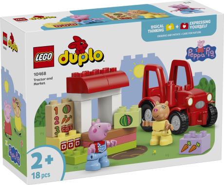 Конструктор LEGO® DUPLO® Пеппа Трактор и рынок 18 деталей (10468) - фото 14