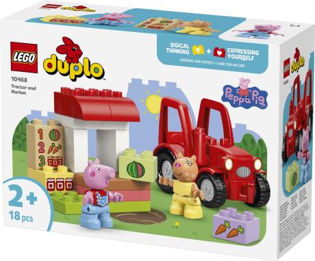 Конструктор LEGO® DUPLO® Пеппа Трактор и рынок 18 деталей (10468) - фото 14