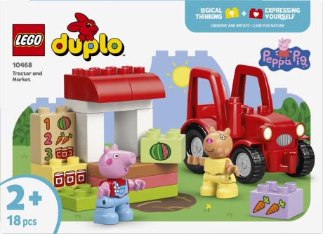 Конструктор LEGO® DUPLO® Пеппа Трактор и рынок 18 деталей (10468) - фото 14