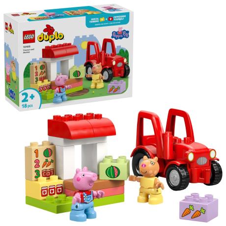 Конструктор LEGO® DUPLO® Пеппа Трактор и рынок 18 деталей (10468) - фото 14
