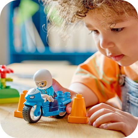 Конструктор LEGO DUPLO Town Синій поліцейський мотоцикл 11 Деталей ( 10471 ) - фото 1