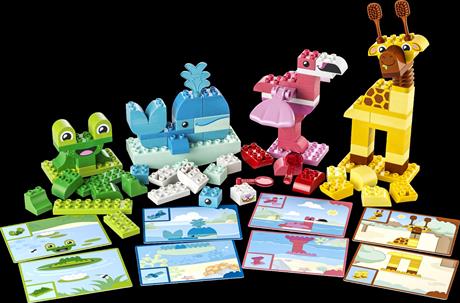 Конструктор LEGO® DUPLO® Игра по строительству животных Учебная игрушка, 94 детали (10472) - фото 4