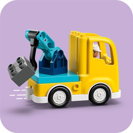 Конструктор LEGO DUPLO Town 3-в-1 Строительная техника 22 Детали (10475) - фото 5