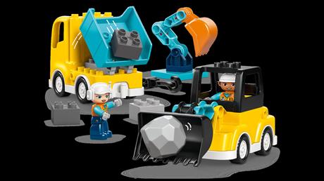 Конструктор LEGO DUPLO Town 3-в-1 Строительная техника 22 Детали (10475) - фото 9