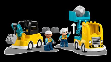 Конструктор LEGO DUPLO Town 3-в-1 Строительная техника 22 Детали (10475) - фото 10