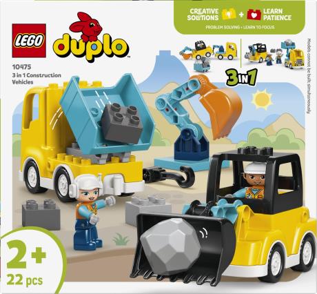 Конструктор LEGO DUPLO Town 3-в-1 Строительная техника 22 Детали (10475) - фото 12