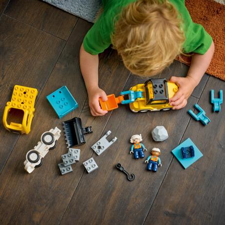 Конструктор LEGO DUPLO Town 3-в-1 Строительная техника 22 Детали (10475) - фото 12
