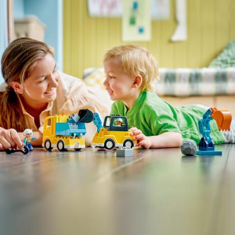 Конструктор LEGO DUPLO Town 3-в-1 Строительная техника 22 Детали (10475) - фото 12