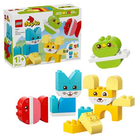 Конструктор LEGO DUPLO My First Чарівні творчі домашні улюбленці 3 в 1 24 Деталі ( 10477 ) - фото 1