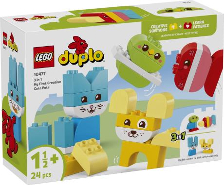 Конструктор LEGO DUPLO My First Чарівні творчі домашні улюбленці 3 в 1 24 Деталі ( 10477 ) - фото 4
