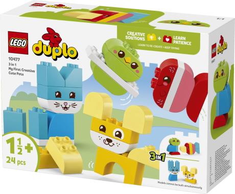 Конструктор LEGO DUPLO My First Чарівні творчі домашні улюбленці 3 в 1 24 Деталі ( 10477 ) - фото 5