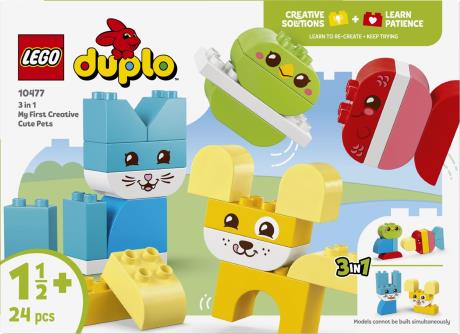Конструктор LEGO DUPLO My First Чарівні творчі домашні улюбленці 3 в 1 24 Деталі ( 10477 ) - фото 6