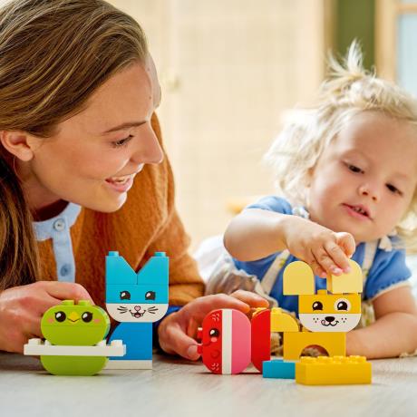 Конструктор LEGO DUPLO My First Чарівні творчі домашні улюбленці 3 в 1 24 Деталі ( 10477 ) - фото 8