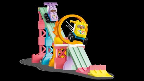 Конструктор LEGO® DUPLO® Город 3 в 1 Интересные горки и трамплины с автомобилями, 111 деталей (10478) - фото 10
