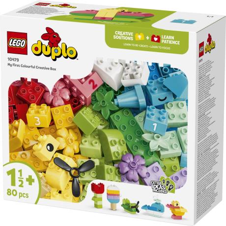 Конструктор LEGO® DUPLO® Classic Коробка кубиков для ярких творческих сборников Игрушка для концентрации, 80 деталей (10479) - фото 4
