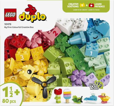 Конструктор LEGO® DUPLO® Classic Коробка кубиков для ярких творческих сборников Игрушка для концентрации, 80 деталей (10479) - фото 5