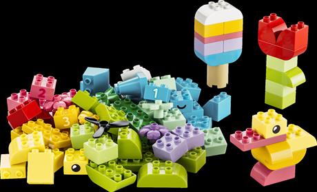 Конструктор LEGO® DUPLO® Classic Коробка кубиков для ярких творческих сборников Игрушка для концентрации, 80 деталей (10479) - фото 4