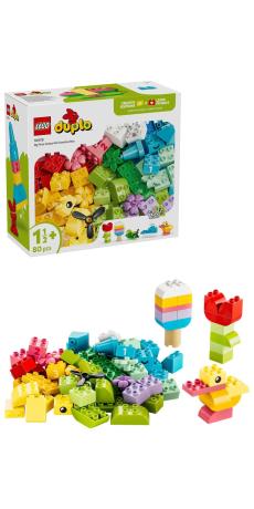 Конструктор LEGO® DUPLO® Classic Коробка кубиков для ярких творческих сборников Игрушка для концентрации, 80 деталей (10479) - фото 6