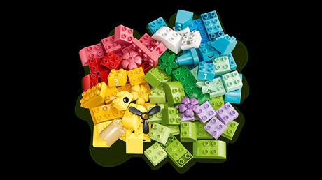 Конструктор LEGO® DUPLO® Classic Коробка кубиков для ярких творческих сборников Игрушка для концентрации, 80 деталей (10479) - фото 5