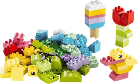 Конструктор LEGO® DUPLO® Classic Коробка кубиков для ярких творческих сборников Игрушка для концентрации, 80 деталей (10479) - фото 10