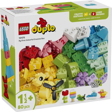 Конструктор LEGO® DUPLO® Classic Коробка кубиков для ярких творческих сборников Игрушка для концентрации, 80 деталей (10479) - фото 0