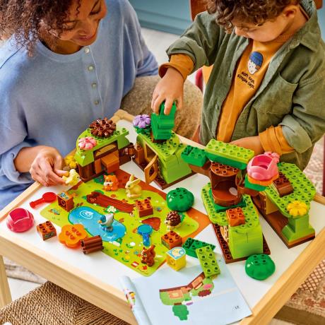 Конструктор LEGO® DUPLO® Ліс відкриттів із дикими тваринами, 131 деталь (10480) - фото 4