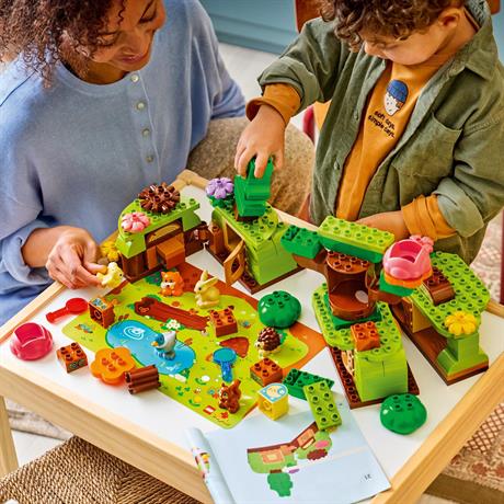Конструктор LEGO® DUPLO® Лес открытий с дикими животными, 131 деталь (10480) - фото 6