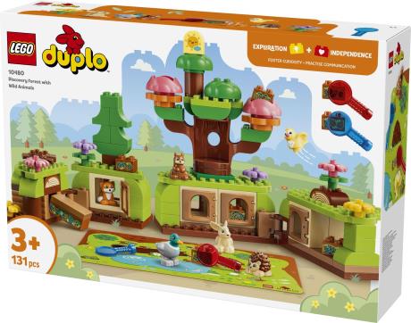 Конструктор LEGO® DUPLO® Ліс відкриттів із дикими тваринами, 131 деталь (10480) - фото 7