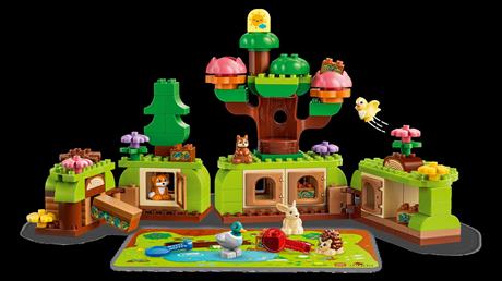 Конструктор LEGO® DUPLO® Лес открытий с дикими животными, 131 деталь (10480) - фото 8