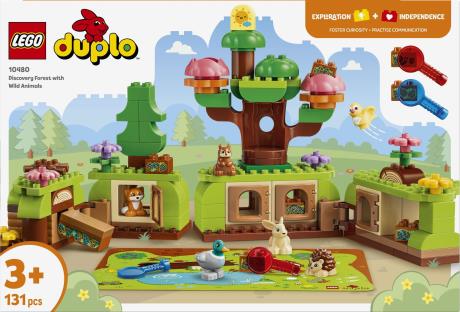 Конструктор LEGO® DUPLO® Ліс відкриттів із дикими тваринами, 131 деталь (10480) - фото 8