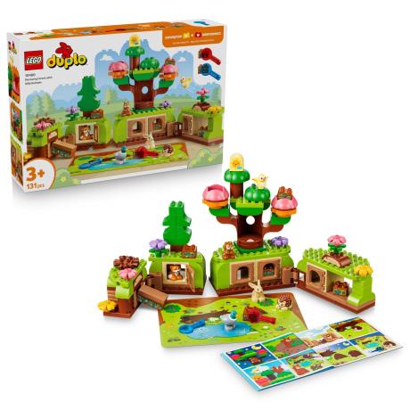 Конструктор LEGO® DUPLO® Ліс відкриттів із дикими тваринами, 131 деталь (10480) - фото 0