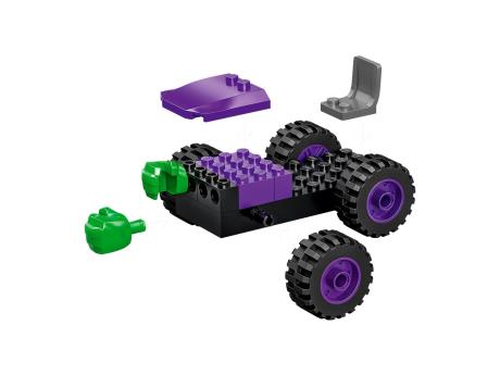 Конструктор LEGO Marvel Битва Халка з Носорогом на вантажівках 110 деталей (10782) - фото 0