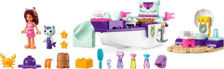Конструктор LEGO Gabby's Dollhouse Корабель і спа Ґаббі й Нявки 88 деталей (10786) - фото 0