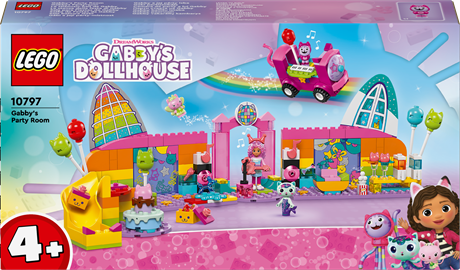 Конструктор LEGO Gabby's Dollhouse Праздничная комната Габби 252 детали (10797) - фото 2