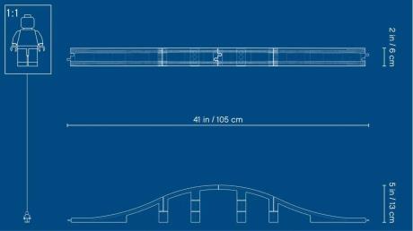 Конструктор LEGO DUPLO Trains Залізничний міст і рейки 26 деталей (10872) - фото 0