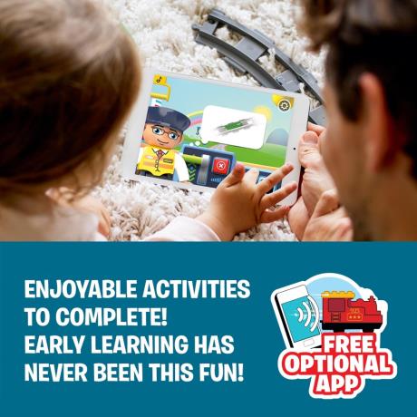 Конструктор LEGO DUPLO Town Потяг на паровій тязі 59 деталей (10874) - фото 0