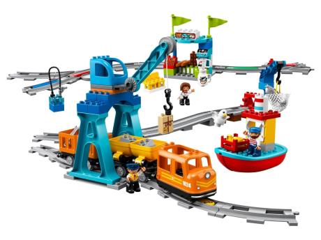 Конструктор LEGO DUPLO Trains Вантажний потяг 105 деталей (10875) - фото 0