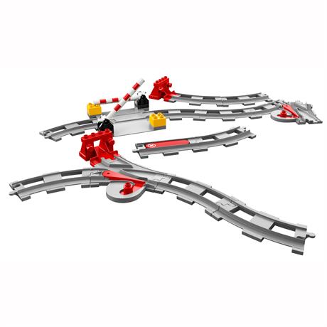 Конструктор LEGO DUPLO Trains Железнодорожные пути 23 детали (10882) - фото 2