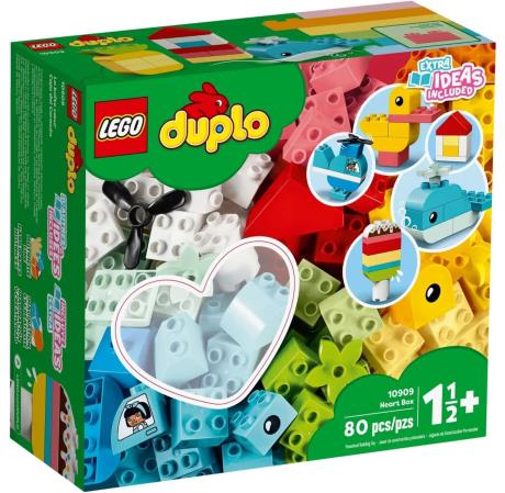 Конструктор LEGO DUPLO Коробка-серце 80 деталей (10909) - фото 0