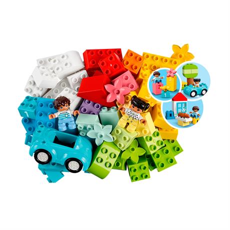 Конструктор LEGO DUPLO Classic Коробка с кубиками 65 деталей (10913) - фото 1