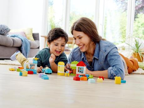 Конструктор LEGO DUPLO Classic Коробка з кубиками 65 деталей (10913) - фото 0