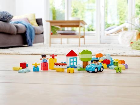 Конструктор LEGO DUPLO Classic Коробка з кубиками 65 деталей (10913) - фото 0