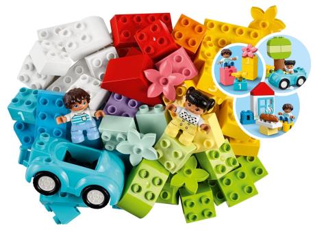 Конструктор LEGO DUPLO Classic Коробка з кубиками 65 деталей (10913) - фото 0