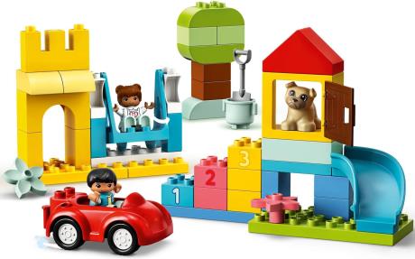 Конструктор LEGO DUPLO Classic Велика коробка з кубиками 85 деталей (10914) - фото 0