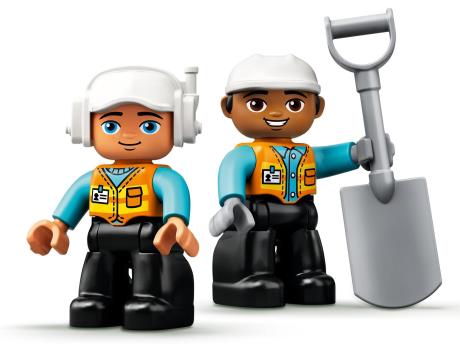 Конструктор LEGO DUPLO Грузовик и гусеничный экскаватор 20 деталей (10931) - фото 0