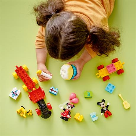 Конструктор LEGO DUPLO Disney Праздничный поезд Микки и Минни 22 детали (10941) - фото 1