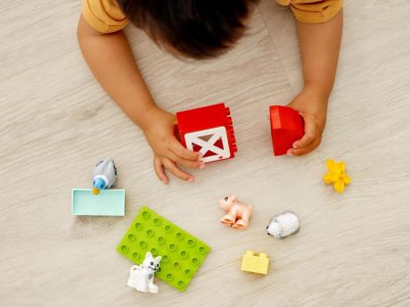 Конструктор LEGO DUPLO Town Догляд за тваринами на фермі 11 деталей (10949) - фото 0