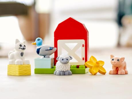 Конструктор LEGO DUPLO Town Догляд за тваринами на фермі 11 деталей (10949) - фото 0
