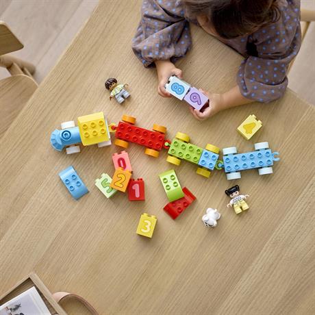 Конструктор LEGO DUPLO Creative Play Поезд с цифрами Учимся считать 23 детали (10954) - фото 4